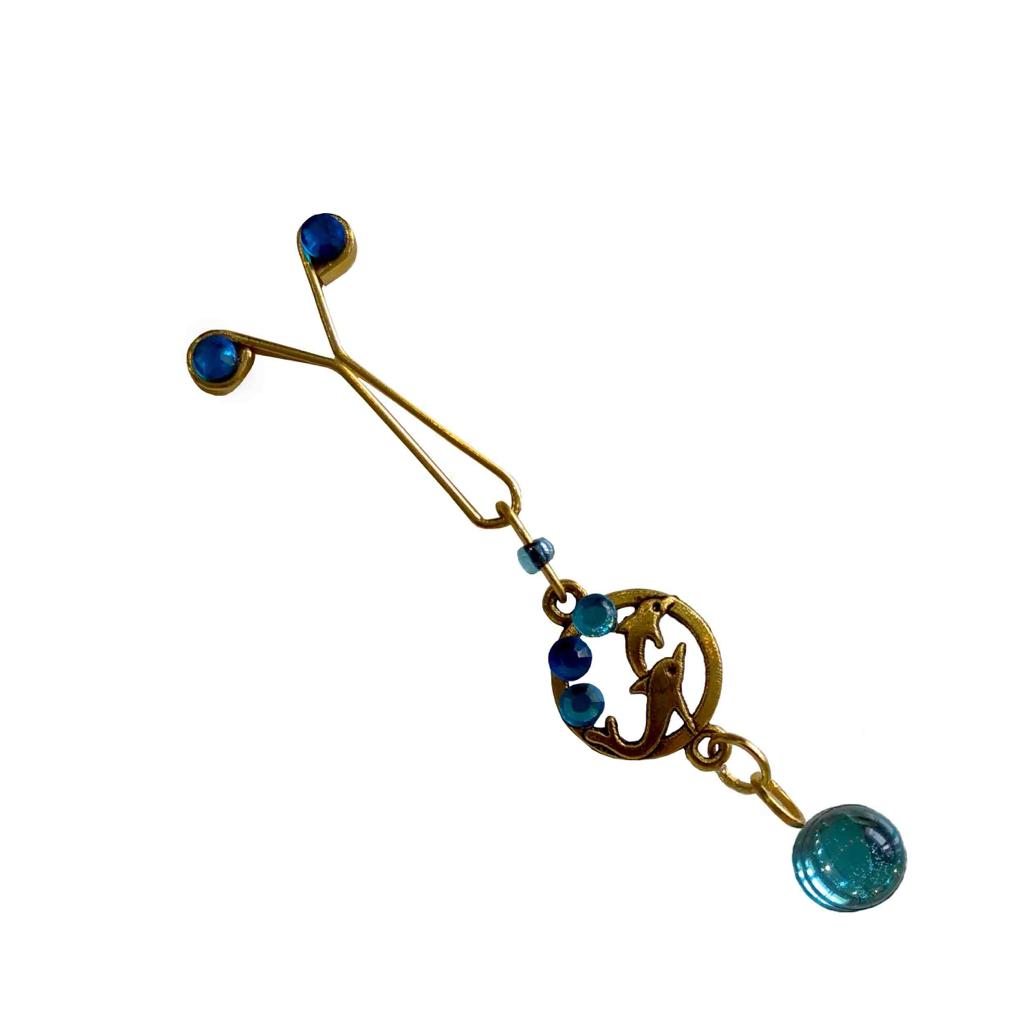 گیره روسری طرح دلفین کد Z11