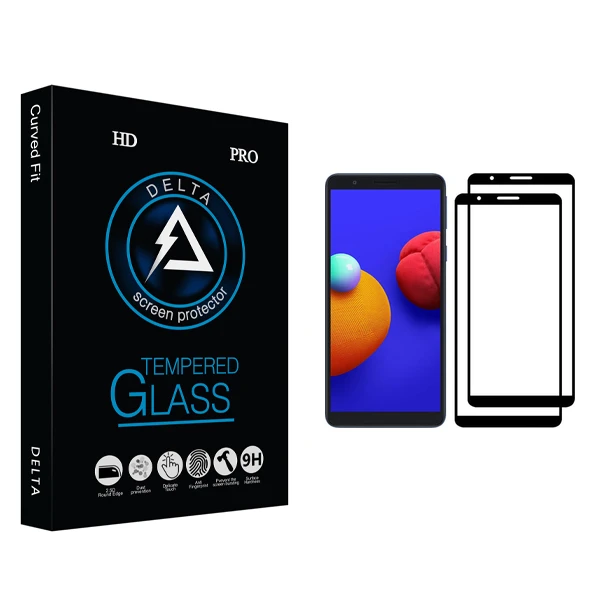 محافظ صفحه نمایش دلتا مدل HD مناسب برای گوشی موبایل سامسونگ Galaxy A01 Core بسته دو عددی