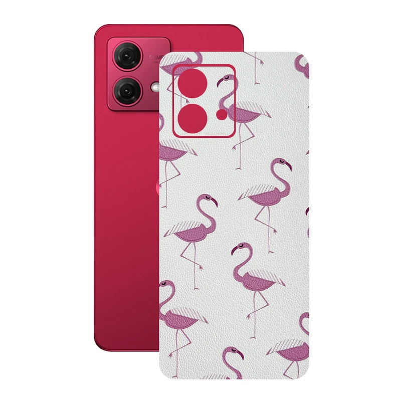 برچسب پوششی ریمکس مدل Leth طرح فلامینگو مناسب برای گوشی موبایل موتورولا Moto G84