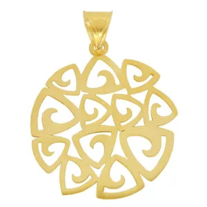 آویز گردنبند زنانه طرح اسلیمی کد W50