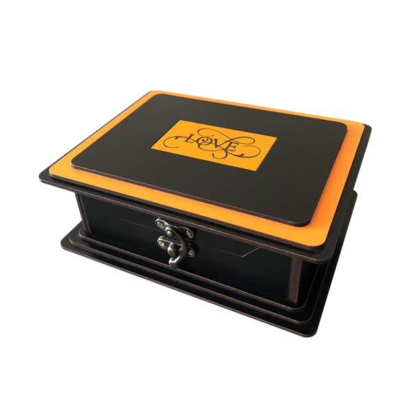 جعبه هدیه چوبی مدل j14