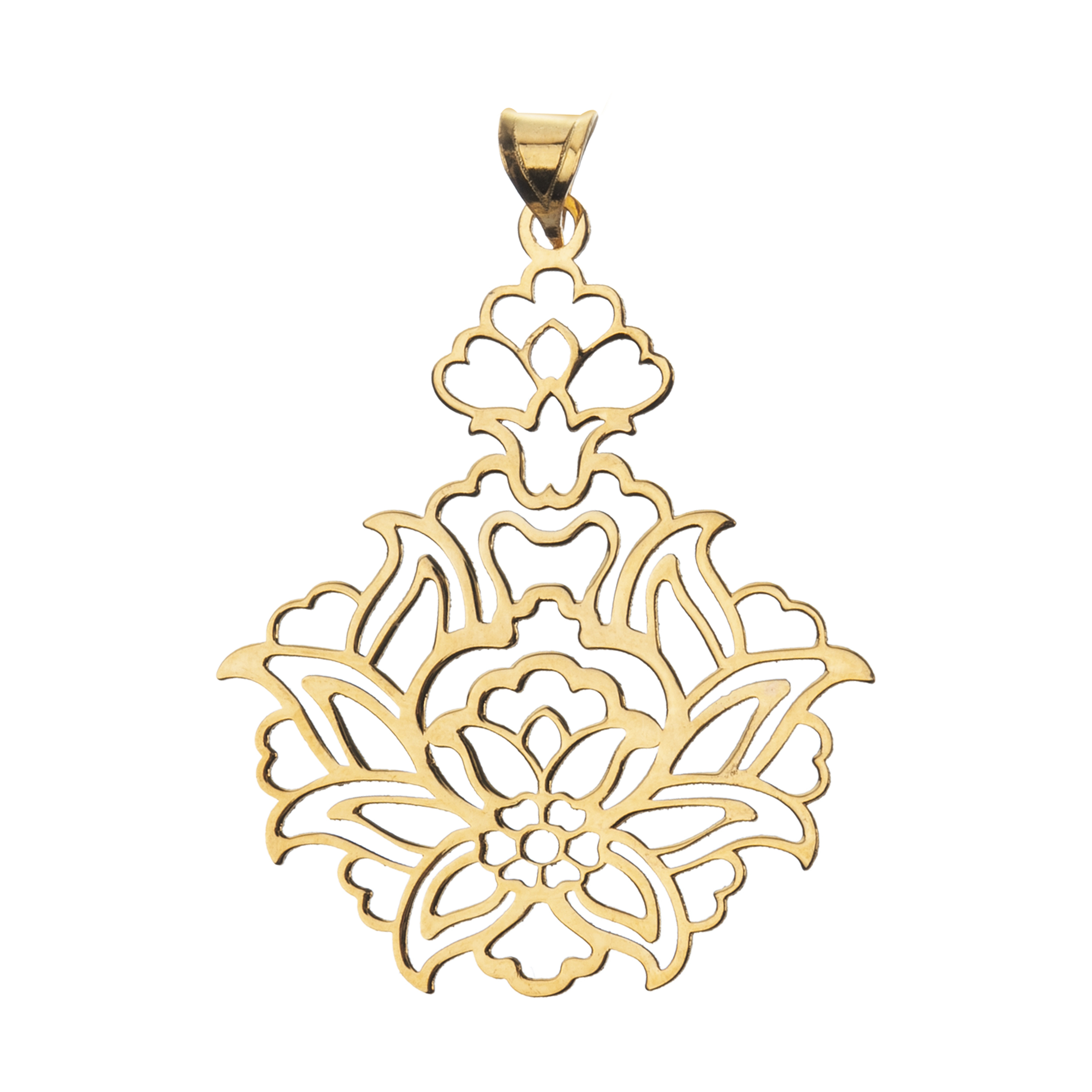 آویز گردنبند زنانه طرح اسلیمی کد W54