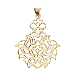 آویز گردنبند زنانه طرح اسلیمی کد W54