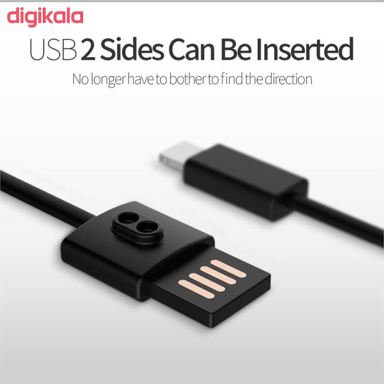 کابل تبدیل USB به microUSB / لایتنینگ توتو مدل Knight LIN0153 طول 0.18 متر main 1 3