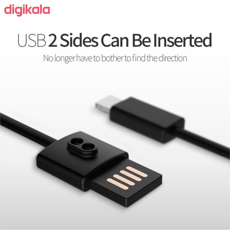 کابل تبدیل USB به microUSB / لایتنینگ توتو مدل Knight LIN0153 طول 0.18 متر main 1 10