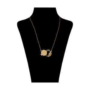 گردنبند زنانه طرح انار کد W60