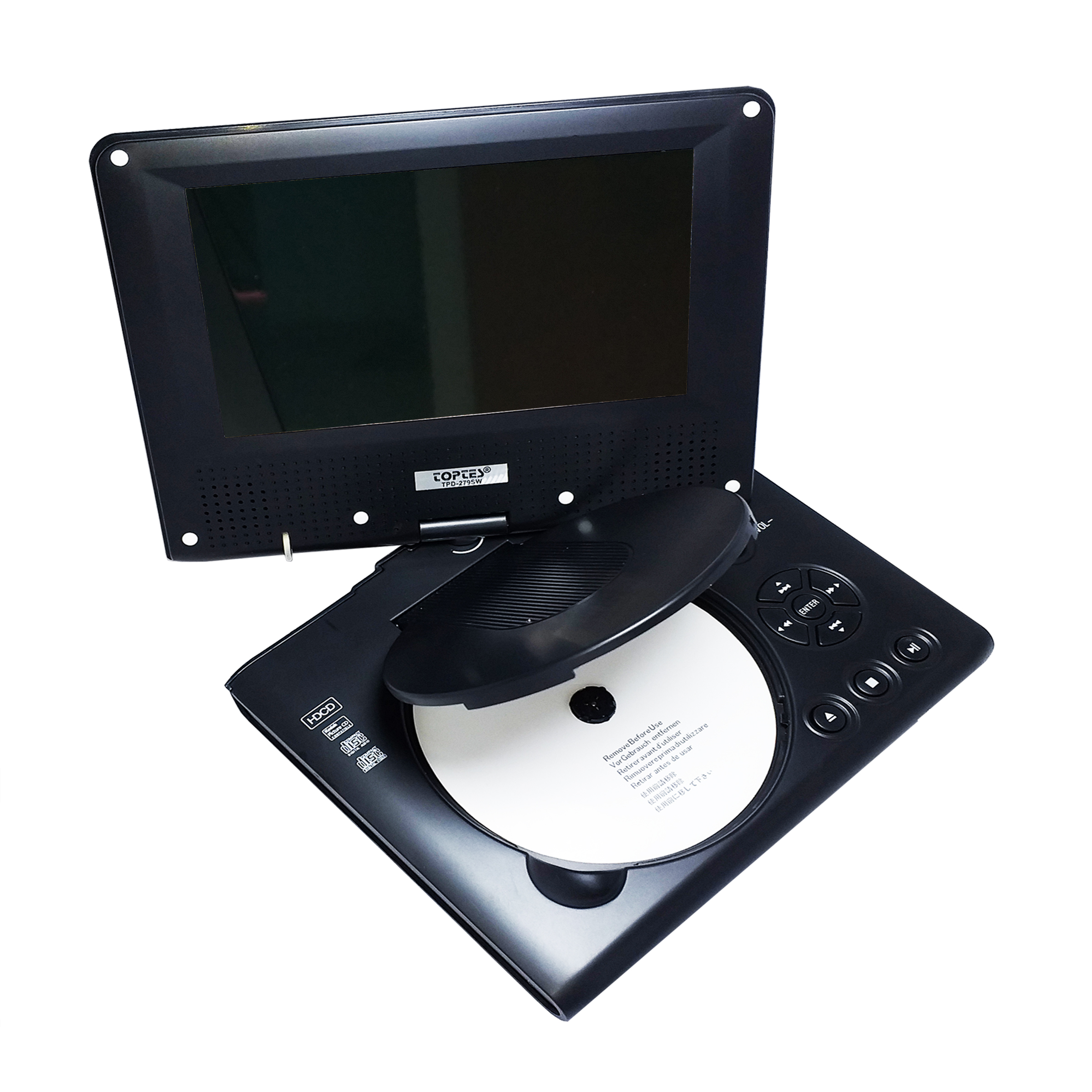 پخش کننده DVD تاپ تیس مدل TPD-279SW