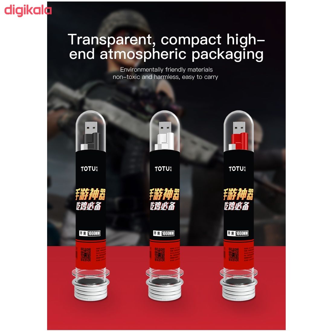 کابل تبدیل USB به microUSB توتو مدل BLA-015 طول 1 متر main 1 1