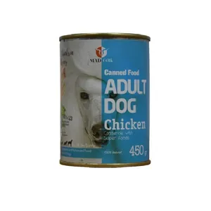 کنسرو غذای سگ مدکاو مدل Adult Dog Chicken وزن 450 گرم