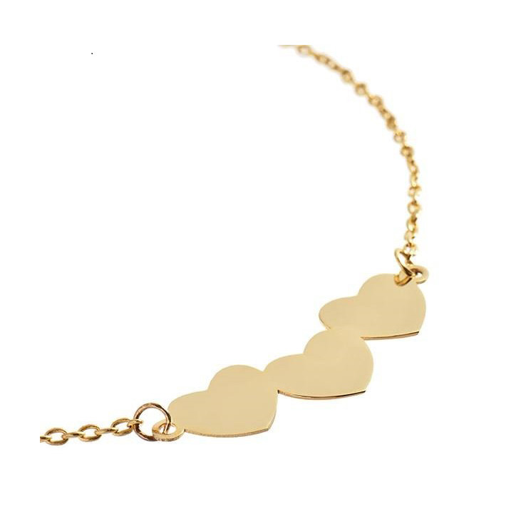 پابند طلا 18 عیار زنانه الن نار مدل 545