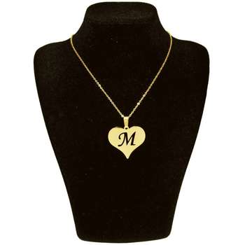 گردنبند طلا 18 عیار زنانه طرح قلب کد UN0010