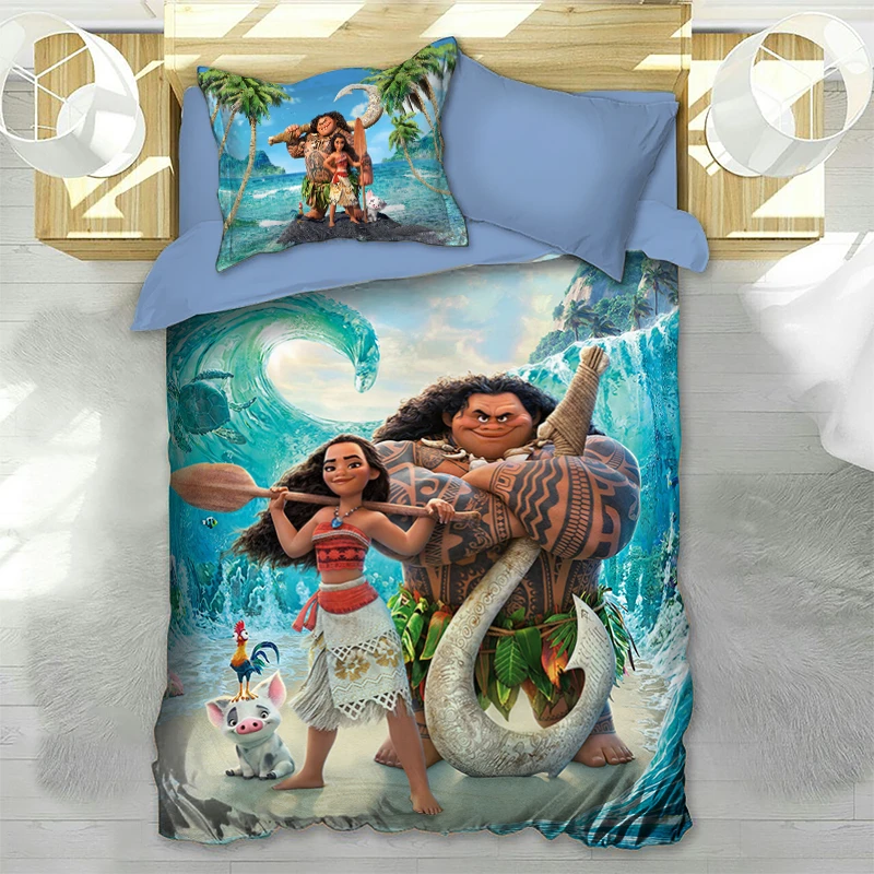 سرویس رو تختی مدل Moana یک نفره 4 تکه