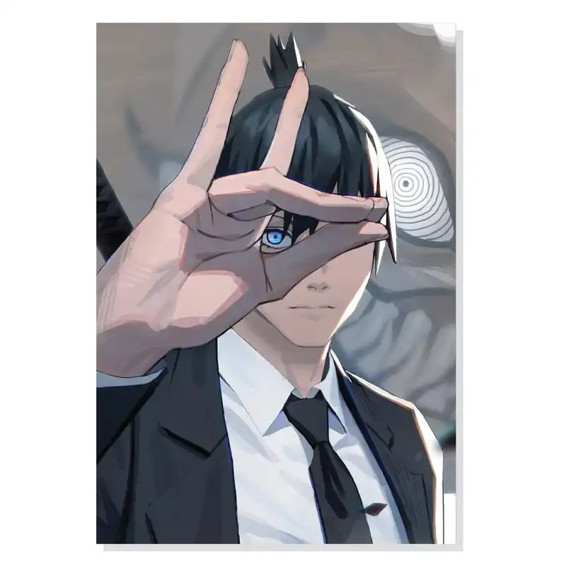 پوستر طرح انیمه مرد اره برقی مدل M0695