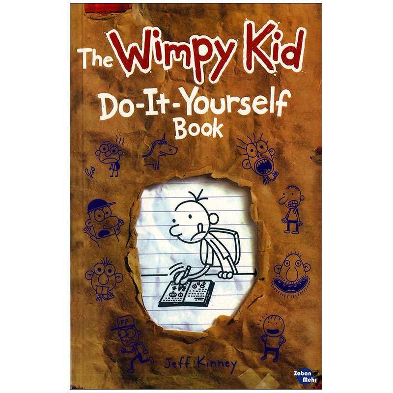 کتاب the Wimpy Kid Do it yourself book اثر Jeff Kinney انتشارات زبان مهر