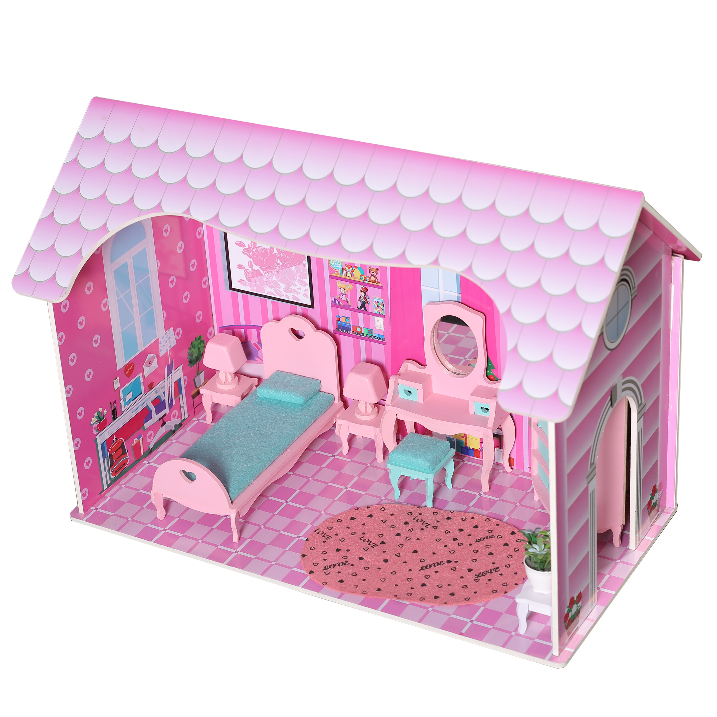 خانه عروسکی مدل کلبه بازی کد 03