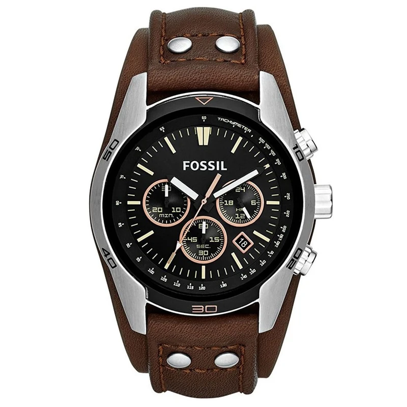 ساعت مچی عقربه ای مردانه  کوارتز فسیل مدل CH2891