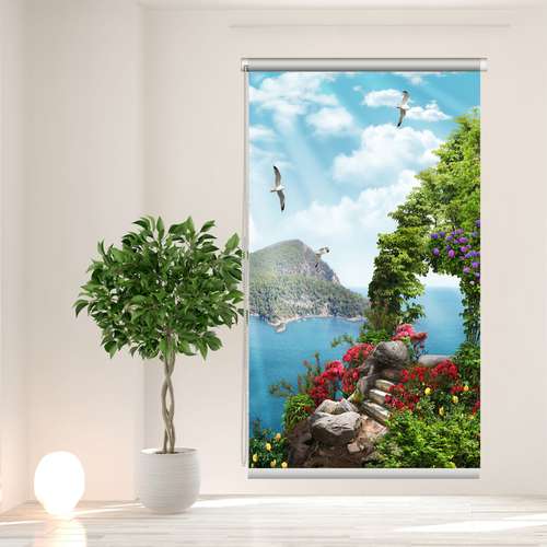 پرده شید کد 3418027 سایز 120x180 سانتیمتر 
