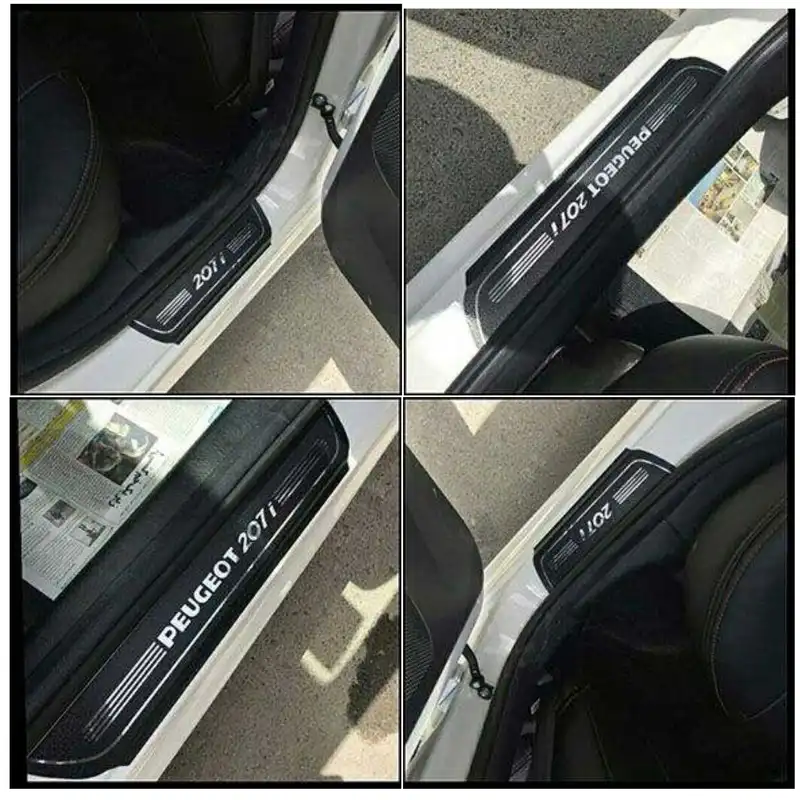 برچسب پارکابی خودرو کد S101 مناسب برای پژو 207 مجموعه 4 عددی