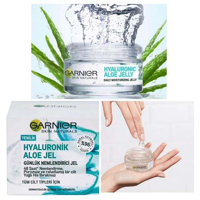 ژل آبرسان گارنیه مدل Hyaluronic Aloe Jelly حجم 50 میلی لیتر ژل آبرسان گارنیه مدل Hyaluronic Aloe Jelly حجم 50 میلی لیتر