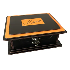 جعبه هدیه چوبی مدل j21