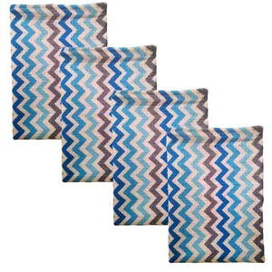 دستمال آشپزخانه مدل zigzag بسته ۴عددی