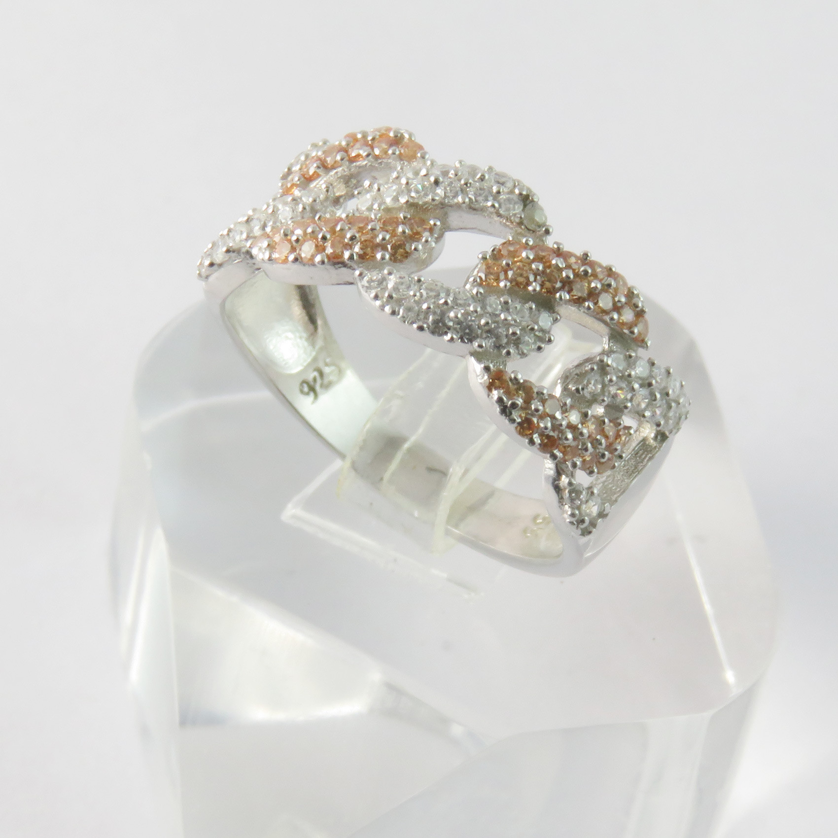 انگشتر نقره زنانه کد AS040