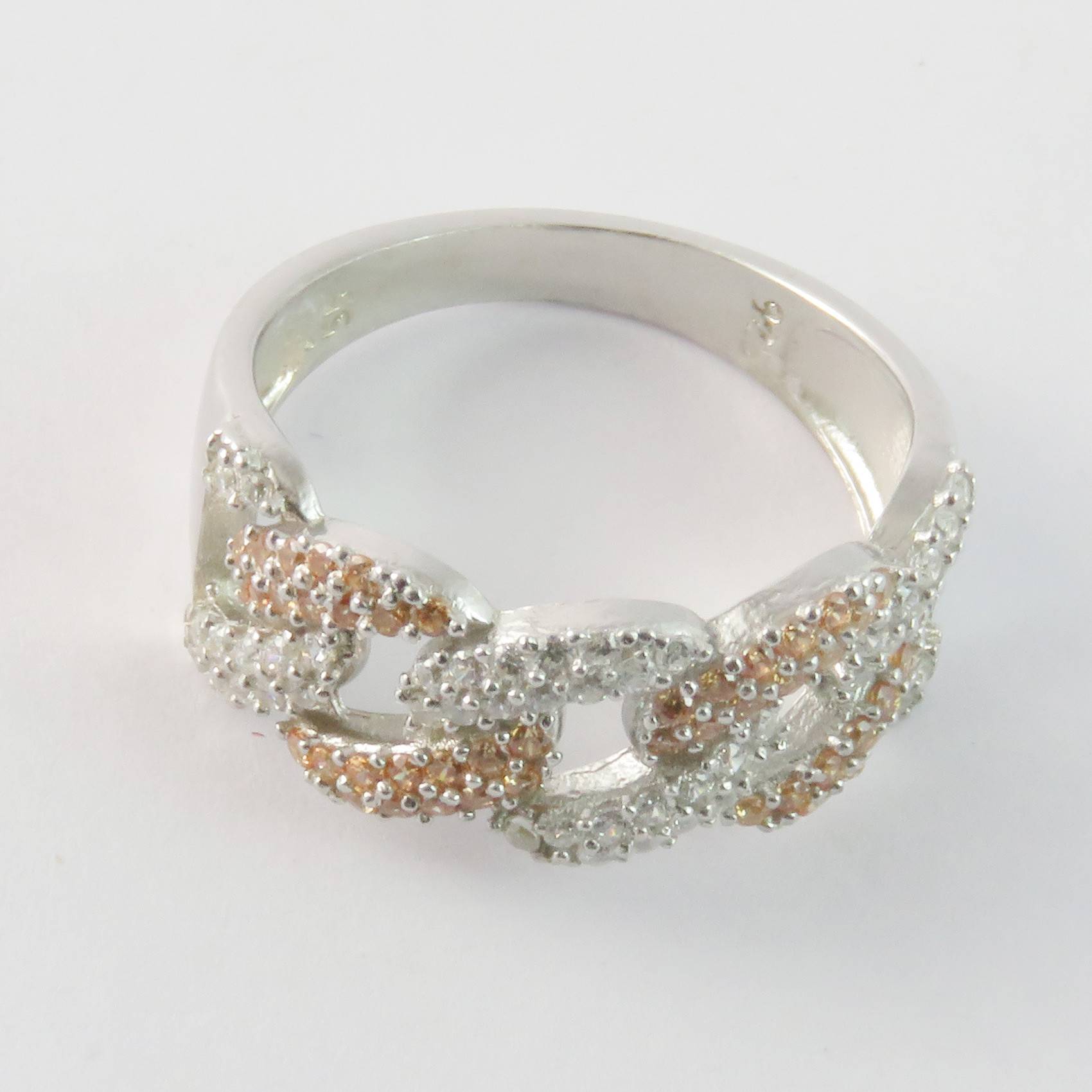 انگشتر نقره زنانه کد AS040