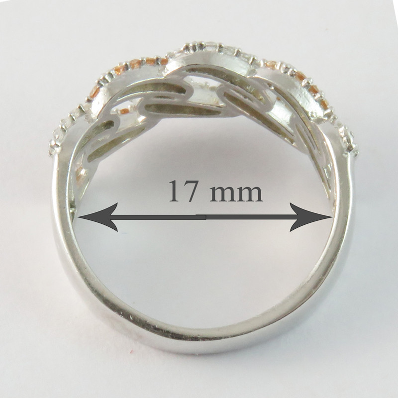 انگشتر نقره زنانه کد AS040