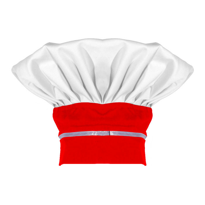 کلاه سرآشپز مدل مونا کد 0105 رنگ قرمز
