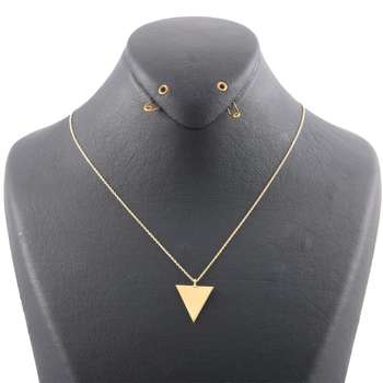 گردنبند زنانه طرح مثلث کد S45