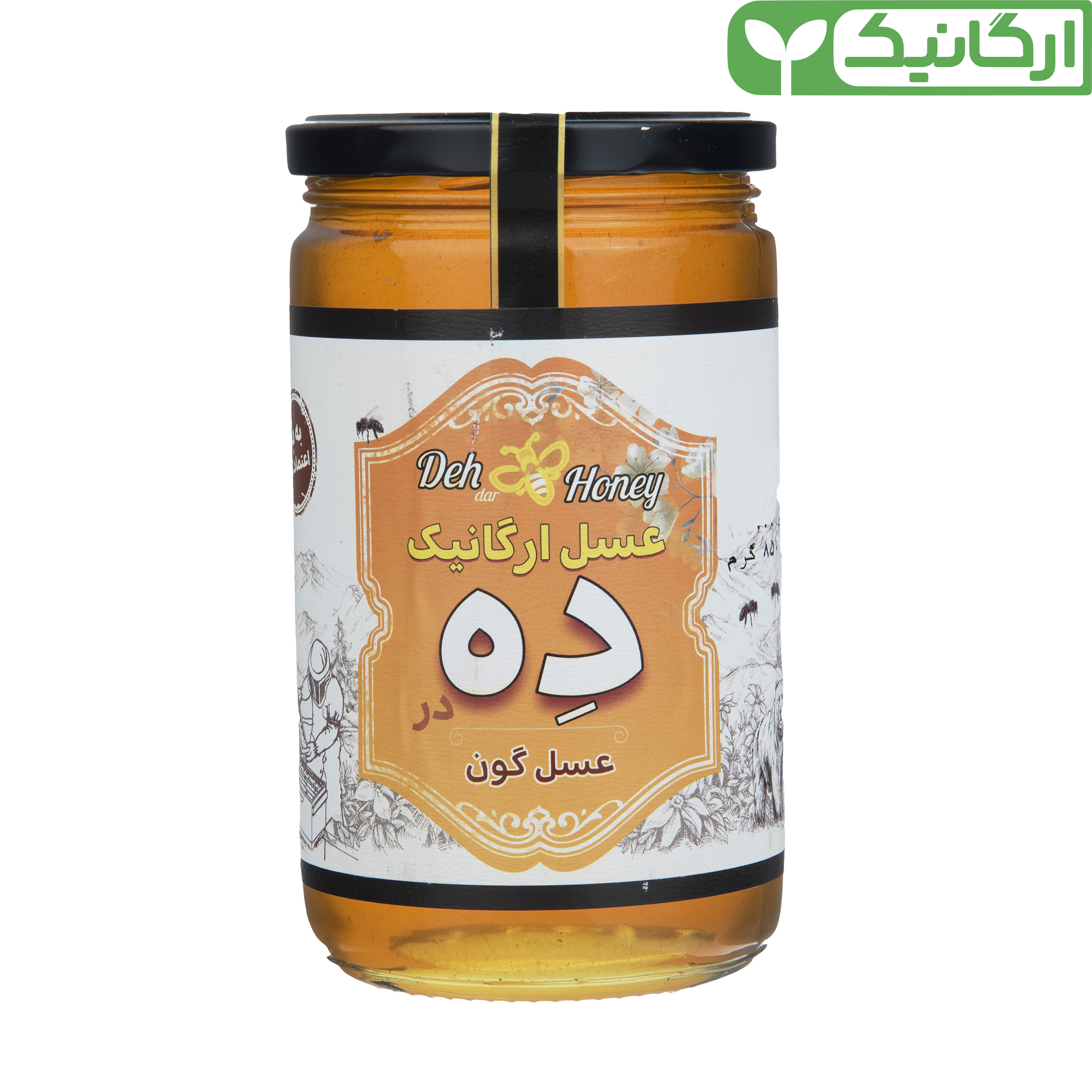 عسل گون ارگانیک ده در - 850 گرم