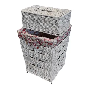 ست سطل و جای دستمال کاغذی کد 2541