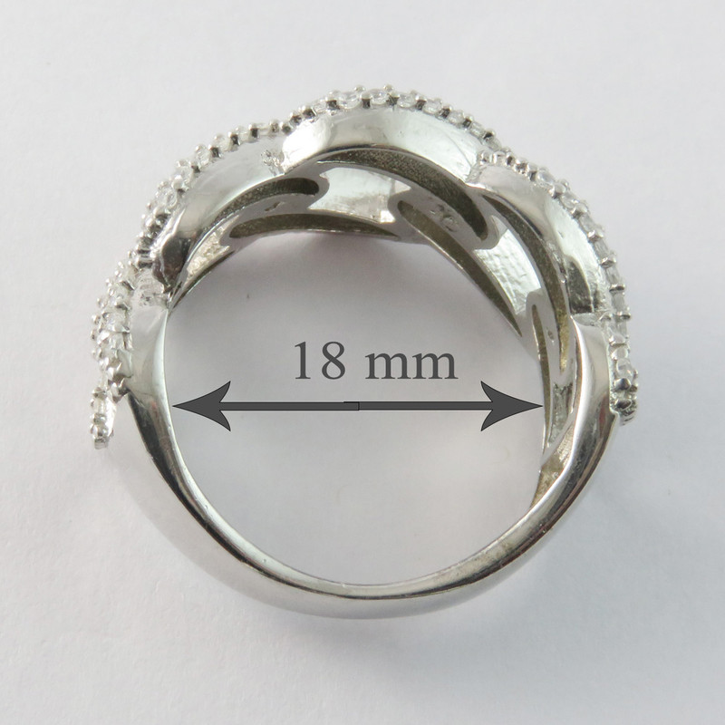 انگشتر نقره زنانه کد AS042