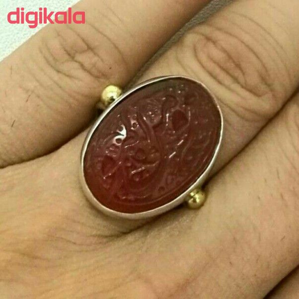 انگشتر نقره مردانه کد 368268 main 1 2