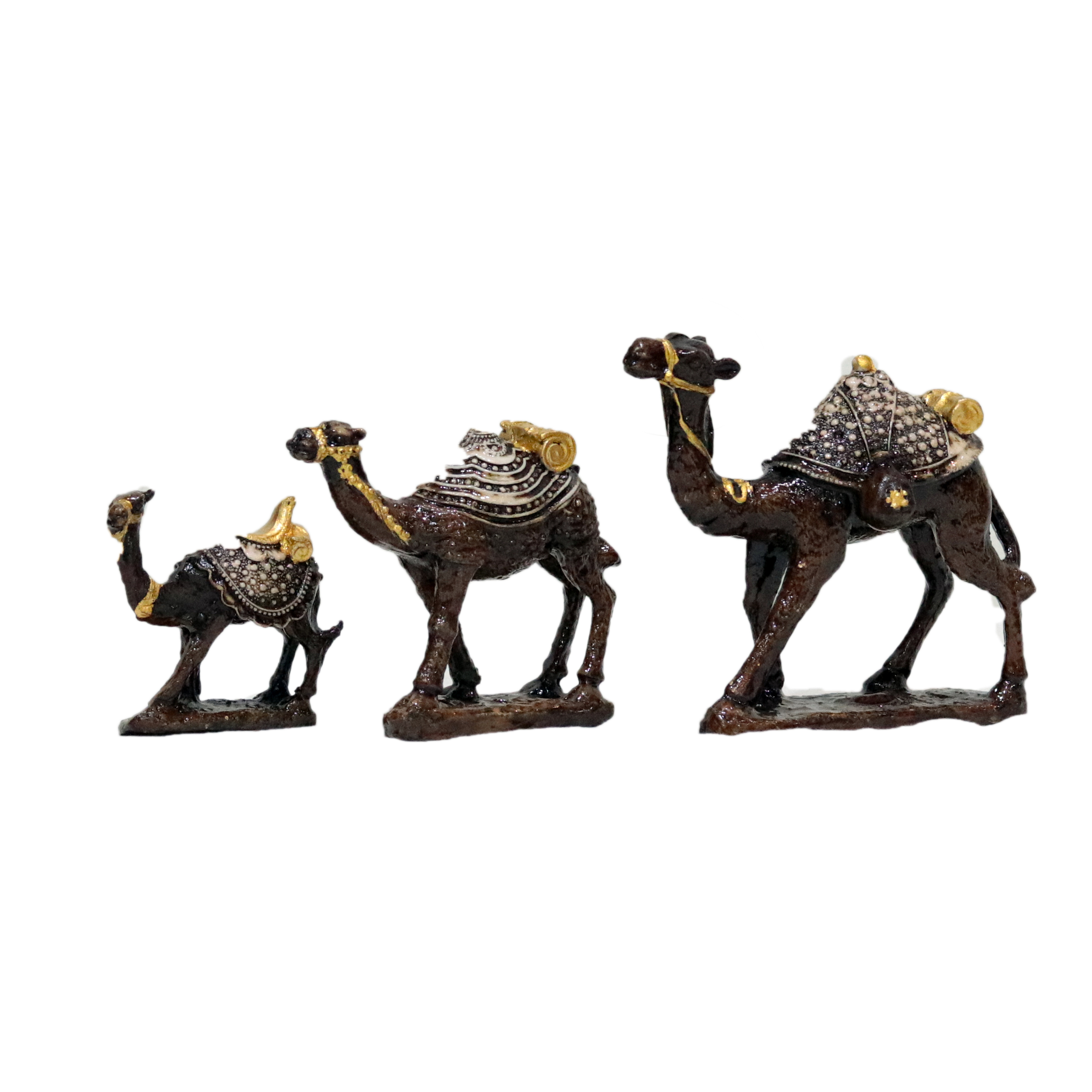 مجسمه طرح شتر مدل A120 مجموعه 3 عددی