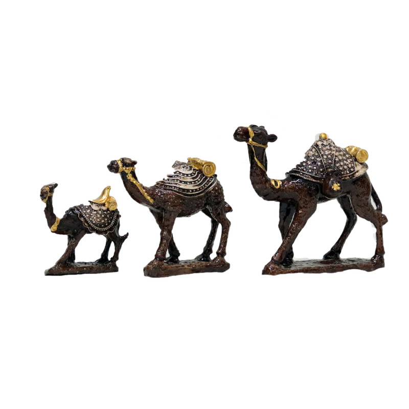مجسمه طرح شتر مدل A120 مجموعه 3 عددی