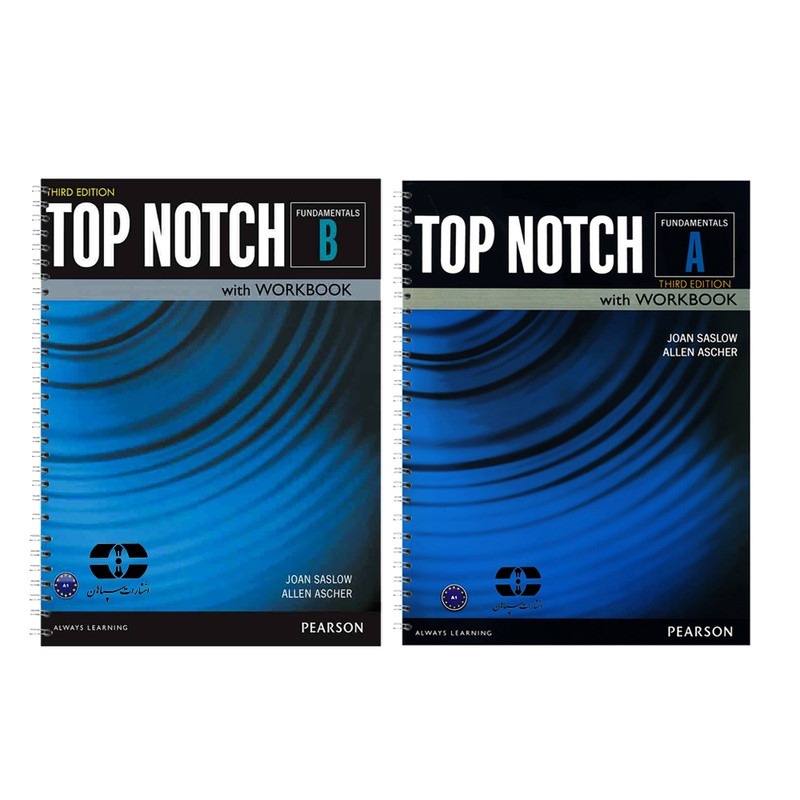 کتاب Top Notch Fundamentals اثر Joan Saslow And Allen Ascher انتشارات سپاهان 2 جلدی کتاب Top Notch Fundamentals اثر Joan Saslow And Allen Ascher انتشارات سپاهان 2 جلدی