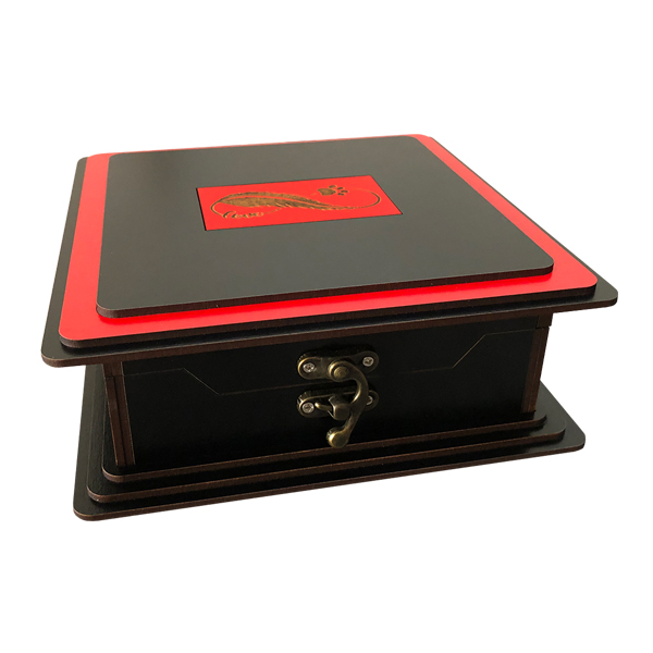 جعبه هدیه چوبی مدل j29