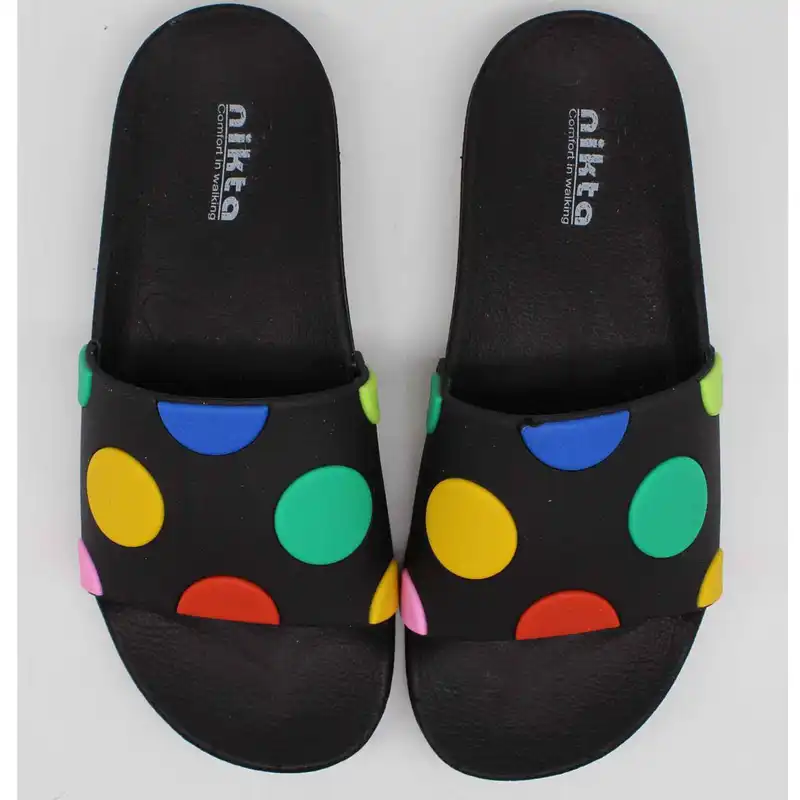 دمپایی زنانه نیکتا کد L1- LPC013 رنگ مشکی