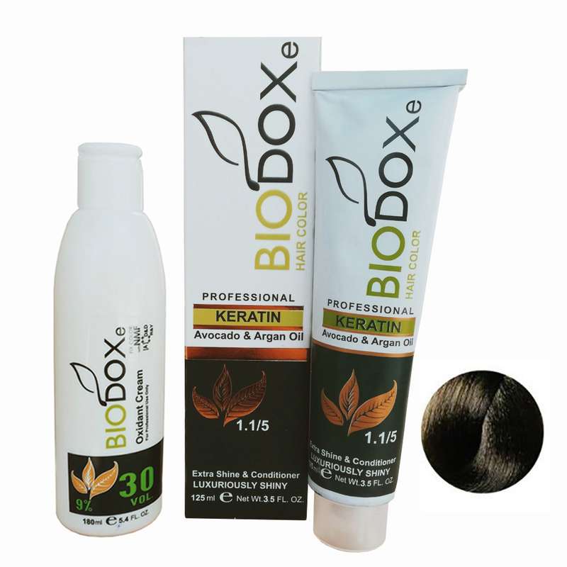 کیت رنگ مو بیوداکس شماره N5 حجم 125 میلی لیتر رنگ بلوند تیره