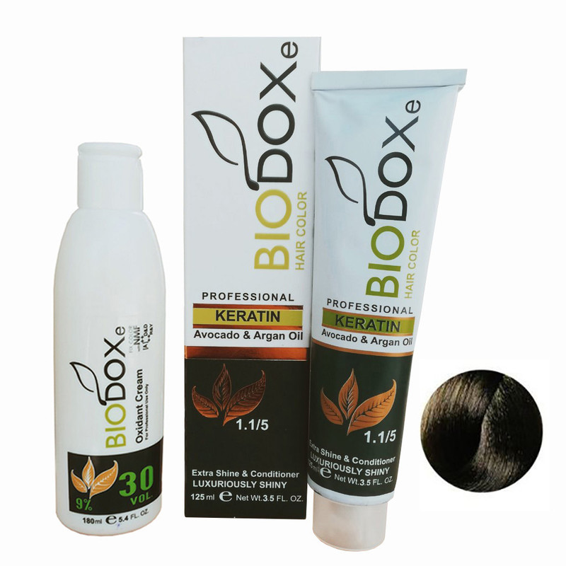 کیت رنگ مو بیوداکس شماره N5 حجم 125 میلی لیتر رنگ بلوند تیره