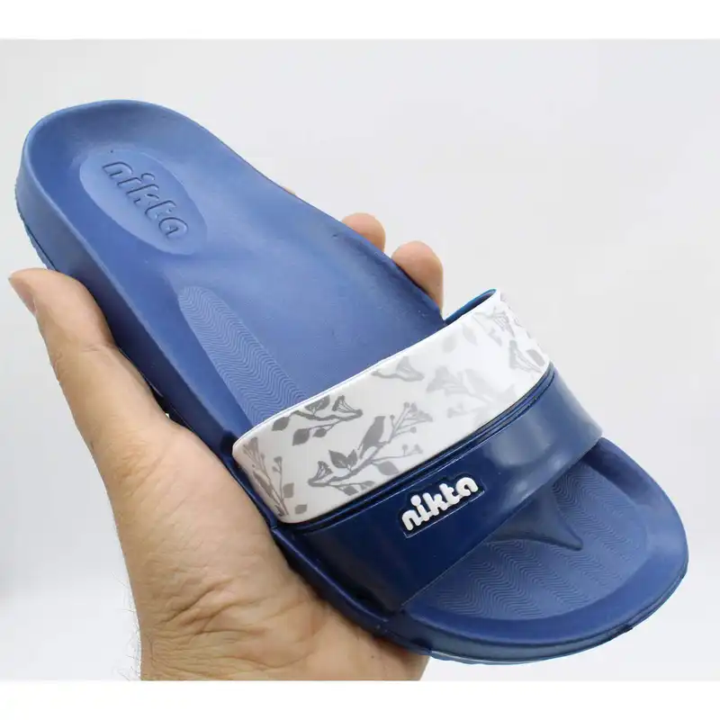 دمپایی زنانه نیکتا کد L1- L203 رنگ سرمه ای