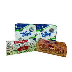 دستمال کاغذی وش مدل family07 مجموعه 4 عددی