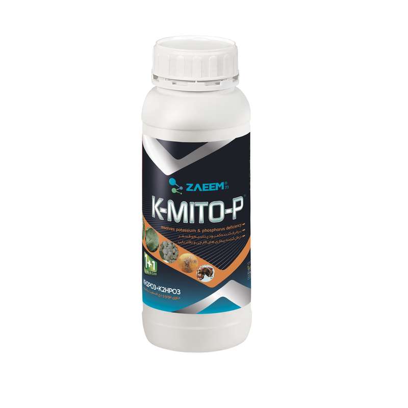 کود مایع پتاسیم و فسفر زعیم مدل کا میتو پی حجم 1 لیتر