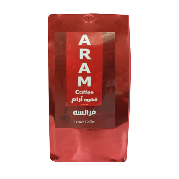 دانه قهوه فرانسه آرام - 500 گرم