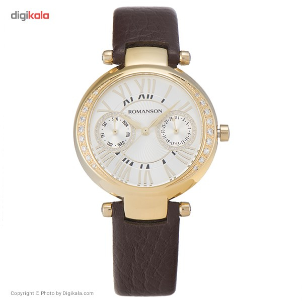 ساعت مچی عقربه ای زنانه رومانسون مدل RL2612QL1GAS1G