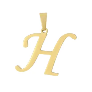 آویز گردنبند زنانه طرح H کد S99