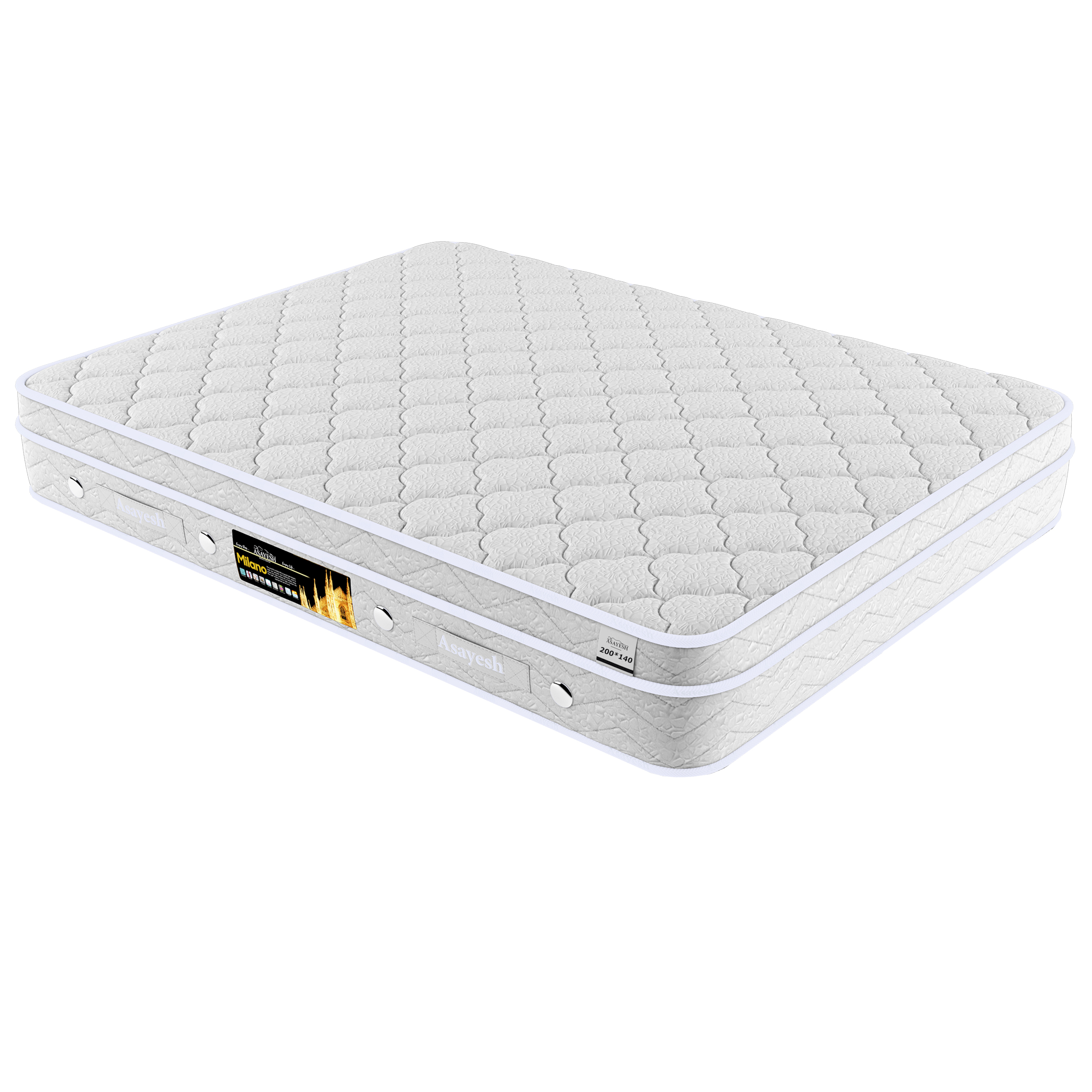 تشک آسایش مدل میلانو دو نفره سایز 140x200 سانتی‌متر