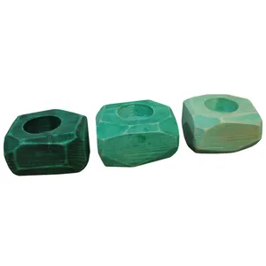 جاشمعی چوبی گروه چوب سومه مدل a-6 بسته 3 عددی