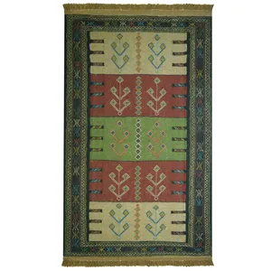 گلیم دستبافت دو متری کد 981241